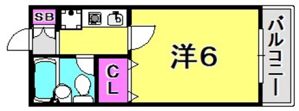 ハイライフ須佐野の物件間取画像